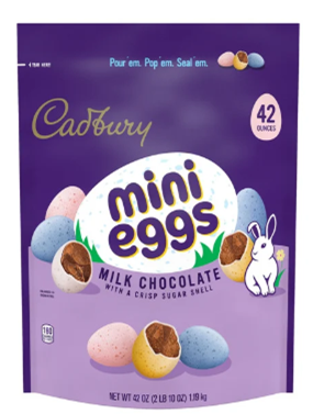 (image for) Cadbury Sugar Coated Choc Easter Mini Eggs 42oz